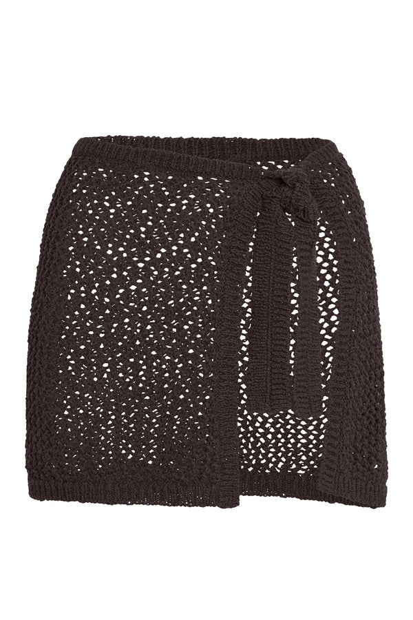 Santa Marta Sarong - Espresso Petit Crochet