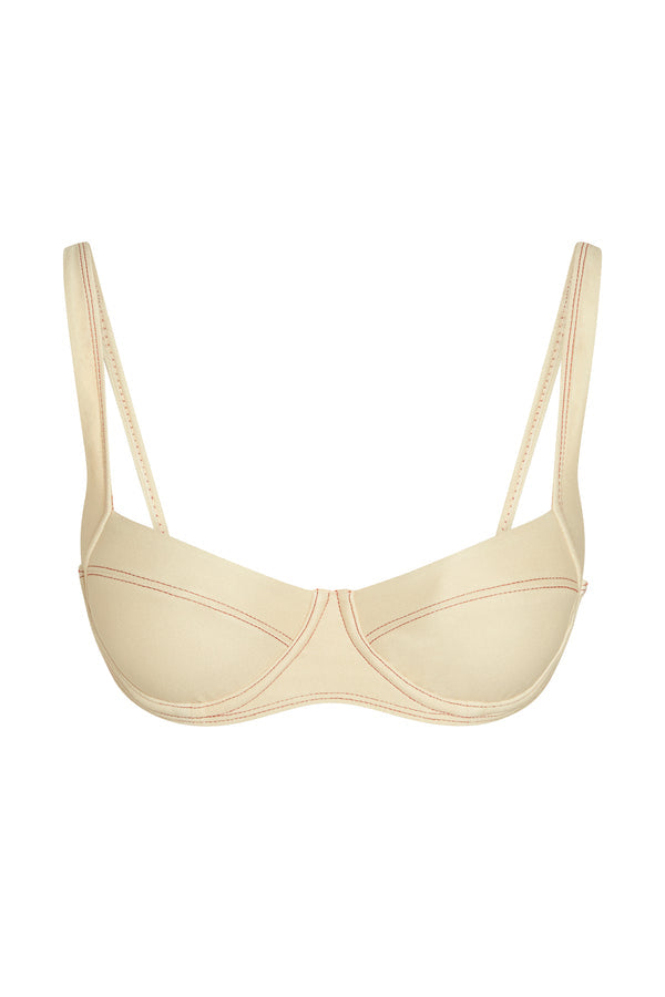 Sorrento Top - Champagne Denim