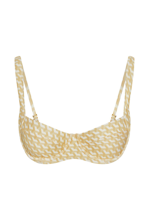 Sorrento Top - Ivory Geo