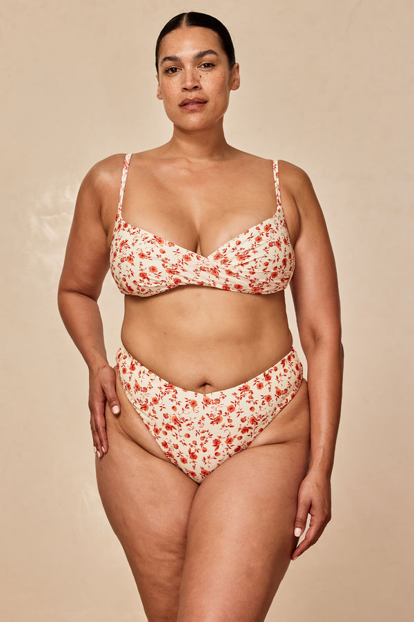 Bordeaux Top - Sunrise Floral