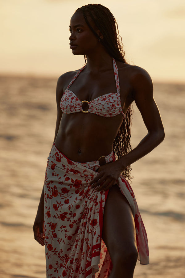 Via Marina Piccola Sarong - Sunrise Floral
