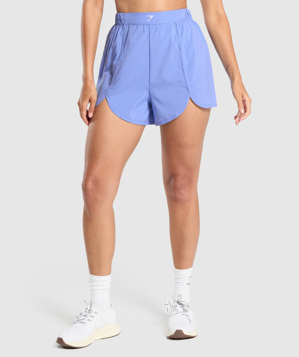 Scallop Hem Shaped Shorts