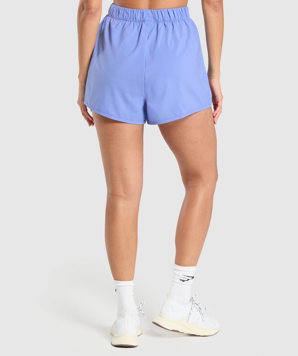 Scallop Hem Shaped Shorts