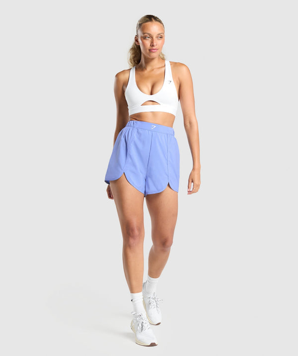 Scallop Hem Shaped Shorts