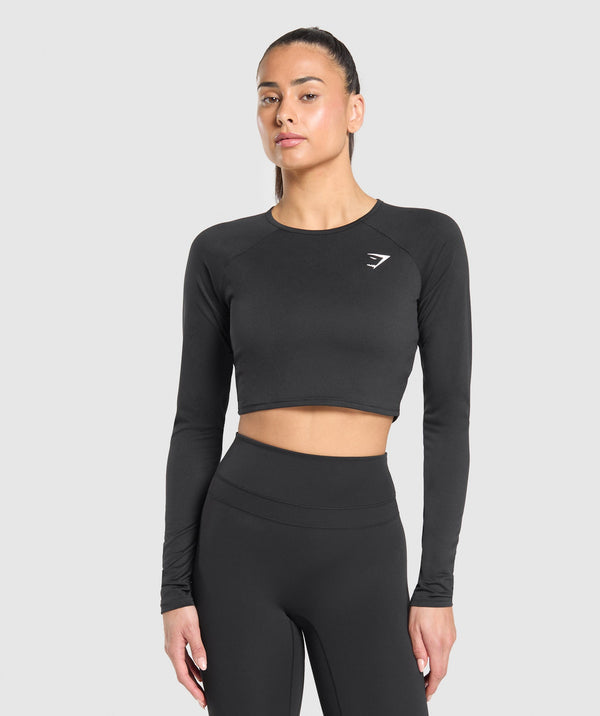Training Long Sleeve Crop Top