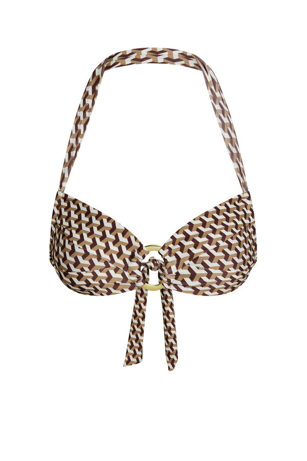 Bronte Top - Husk Geo