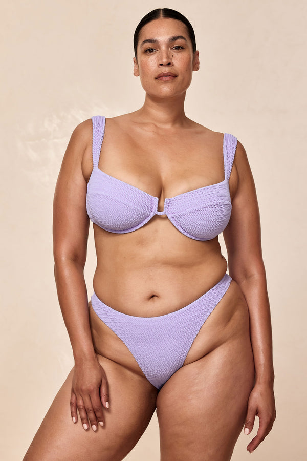 Cala Roja Top - Wisteria Crinkle