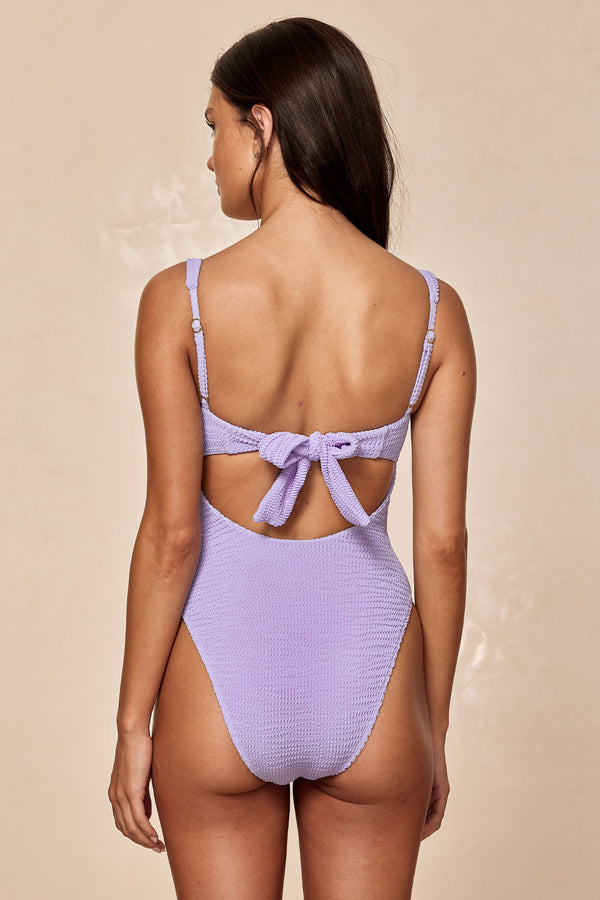 Clovelly One Piece - Wisteria Crinkle