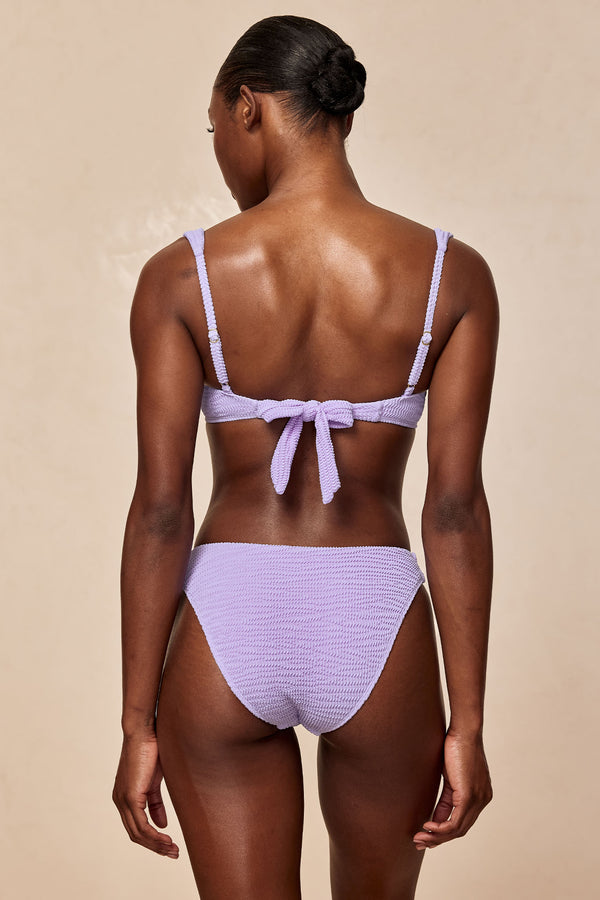 Seychelles Bottom - Wisteria Crinkle (Modest Coverage)