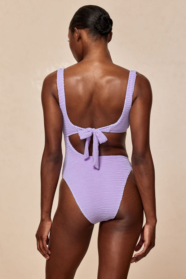 St. Barth's One Piece - Wisteria Crinkle