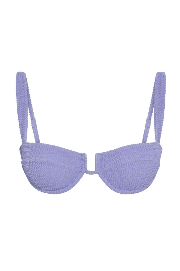 Cala Roja Top - Wisteria Crinkle