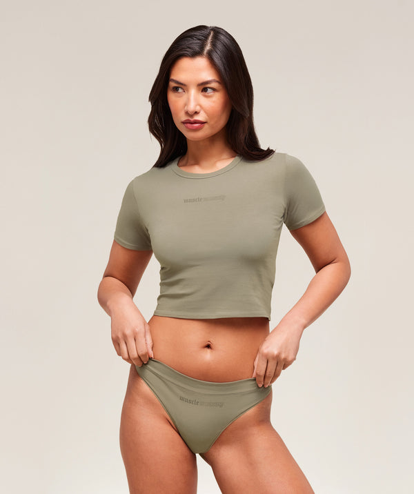 Cotton Graphic Midi T-Shirt