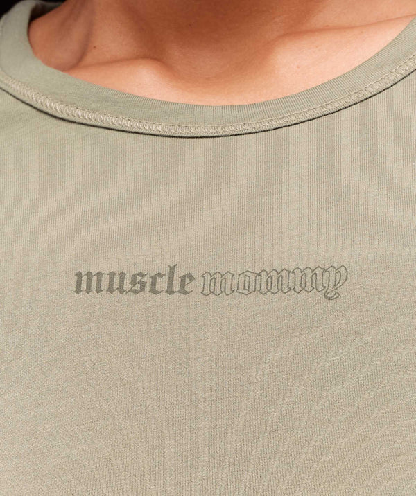 Cotton Graphic Midi T-Shirt