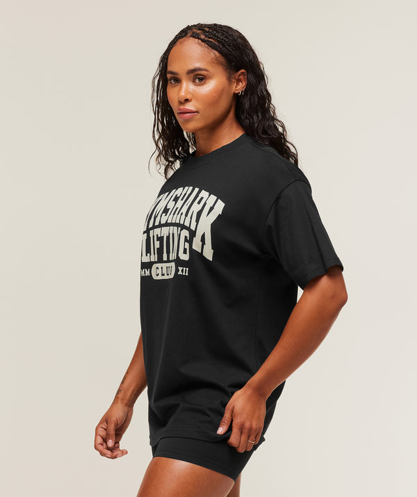 Lifting Club Graphic Oversized T-Shirt