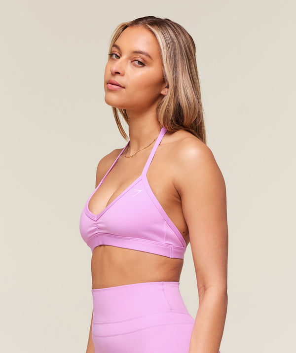 Minimal Halterneck Sports Bra