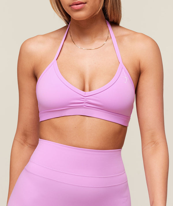 Minimal Halterneck Sports Bra