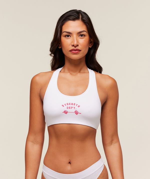 Strength Dept. Barbell Cotton Bralette