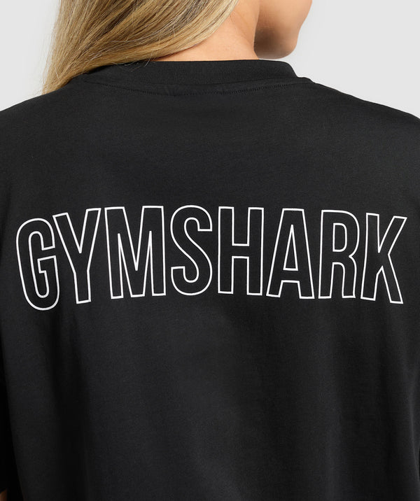 Trace Graphic Oversized T-Shirt